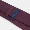 Purple Self - Spot Wool & Silk Blend Tie