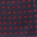 Red Small Bean Motif Silk Tie