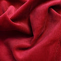 Rich Red Cotton Corduroy Trousers