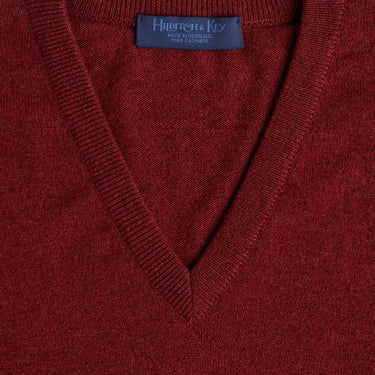 Russet Red Cashmere Vest