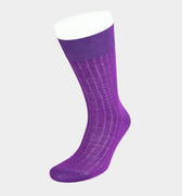 Short Purple Cotton Socks