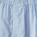 Sky Blue & White Floral Cotton Poplin Boxer Shorts