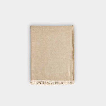 Soft Gold Silk & Cashmere Stole