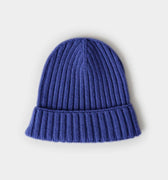 Sophia Blue Cashmere Beanie