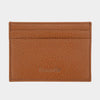 Tan Calf Leather Double Sided Card Holder