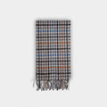 Tweed Grey Check Narrow Width Cashmere Scarf