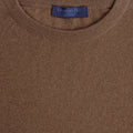 Wildebeest Brown Crew Neck 100% Cashmere Sweater