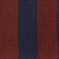 Wine Block Stripe Wool & Silk Blend Tie