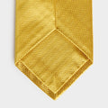 Yellow Herringbone Silk Tie