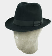 Black Burlington Trilby - Hilditch & Key