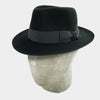 Black Grosvenor Fedora - Hilditch & Key