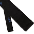 Black Knitted Silk Tie with White Spots - Hilditch & Key