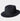 Black Pioneer Fedora Hat - Hilditch & Key