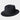 Black Pioneer Fedora Hat - Hilditch & Key