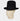 Black Tall Homburg - Hilditch & Key