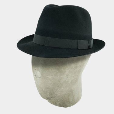 Black Weekender Trilby - Hilditch & Key