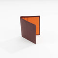 Burgundy & Orange Billfold Card Holder