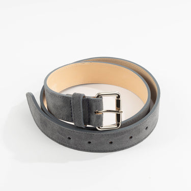 Chiltern Steel Suede Leather Belt