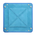 Cobalt Calf Leather with Light Blue Suede Travel Tray - Hilditch & Key