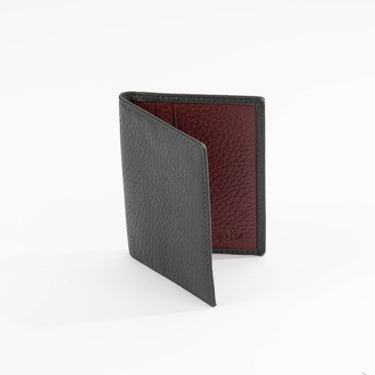 Green & Burgundy Billfold Card Holder