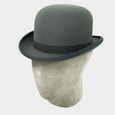 Grey Bowler Hat