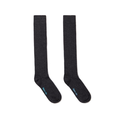 Long Grey Heavy Sports Wool Socks