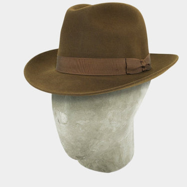 Mid Brown Rivoli Trilby