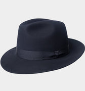 Navy Blue Rivoli Trilby