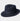 Navy Blue Rivoli Trilby