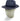 Navy Blue Sisal Trilby