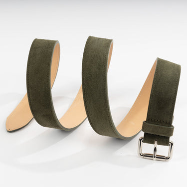 Olive Chiltern Suede Leather Belt