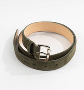 Olive Mount Suede Leather Belt