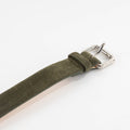 Olive Mount Suede Leather Belt