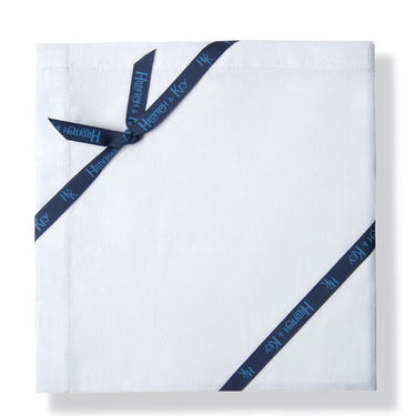 One Dozen Plain White Cotton Handkerchiefs