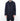 Plain Navy Loro Piana 100% Wool Duffle Coat