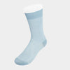 Sky Blue & White Pin Dot Cotton Short Socks