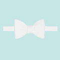 White Marcella Cotton Bow Tie