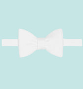 White Marcella Cotton Bow Tie